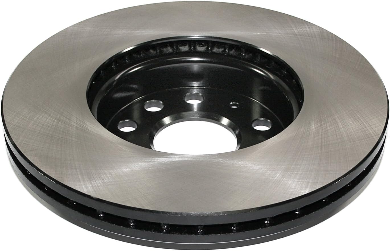 Durago Rotor de freno ventilado delantero de la serie electroforética
