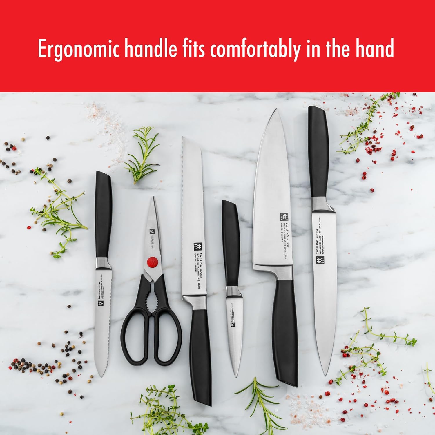 Zwilling All Star – Cuchillo multiusos alemán afilado de 5 pulgadas, cuchillo de tomate, fabricado en una fábrica alemana propiedad de la empresa