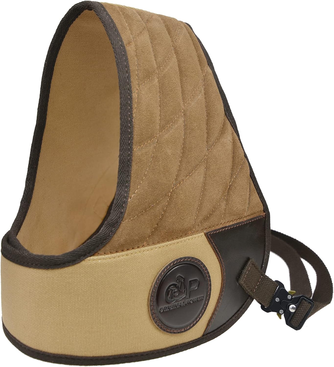 Chaleco protector de cuero para rifle de escopeta, chaleco acolchado reductor de retroceso, protector de campo con correas ajustables