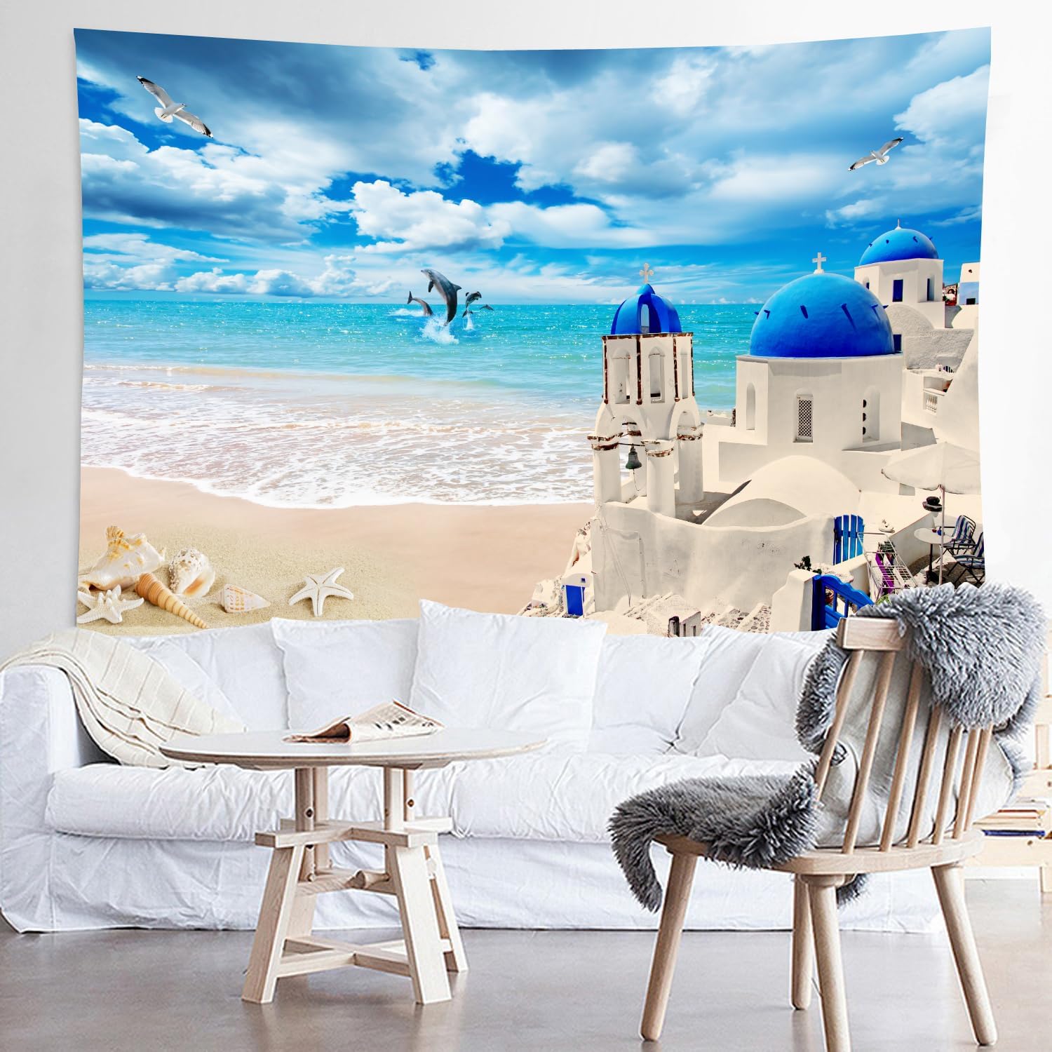 Tapiz para dormitorio y lavandería, decoración estética, tapices para decoración de ducha, baño, impresión 3D al aire libre, jardín, tela suave,
