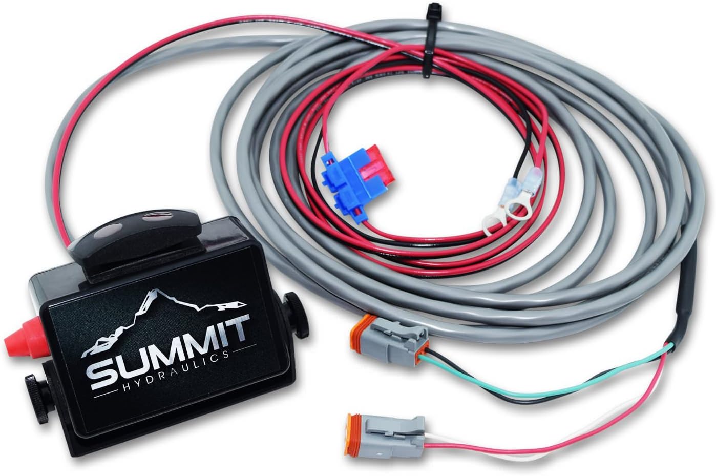 Multiplicador hidráulico SCV, Kit de desviadordivisor de válvula múltiple con acopladores y control de caja de interruptor, transforme 1 circuito en