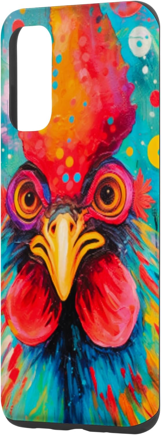 Funda para teléfono Galaxy S20 Rooster Chicken Farm Animal Art Rooster