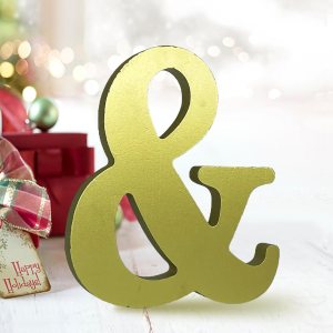 AOCEAN Letras de madera dorada de 6 pulgadas, letras de madera sin terminar para decoración de pared, letras decorativas de pie en rodajas, tablero AOCEAN Letras de madera dorada de 6 pulgadas, letras de madera sin terminar para decoración de pared, letras decorativas de pie en rodajas, tablero