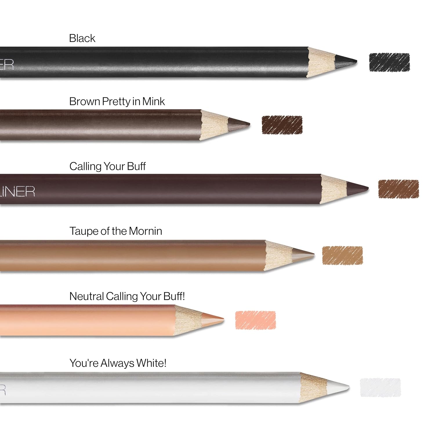wet n wild Color Icon Kohl Lápiz delineador de ojos marrón Simma Brown Now (paquete de 4)