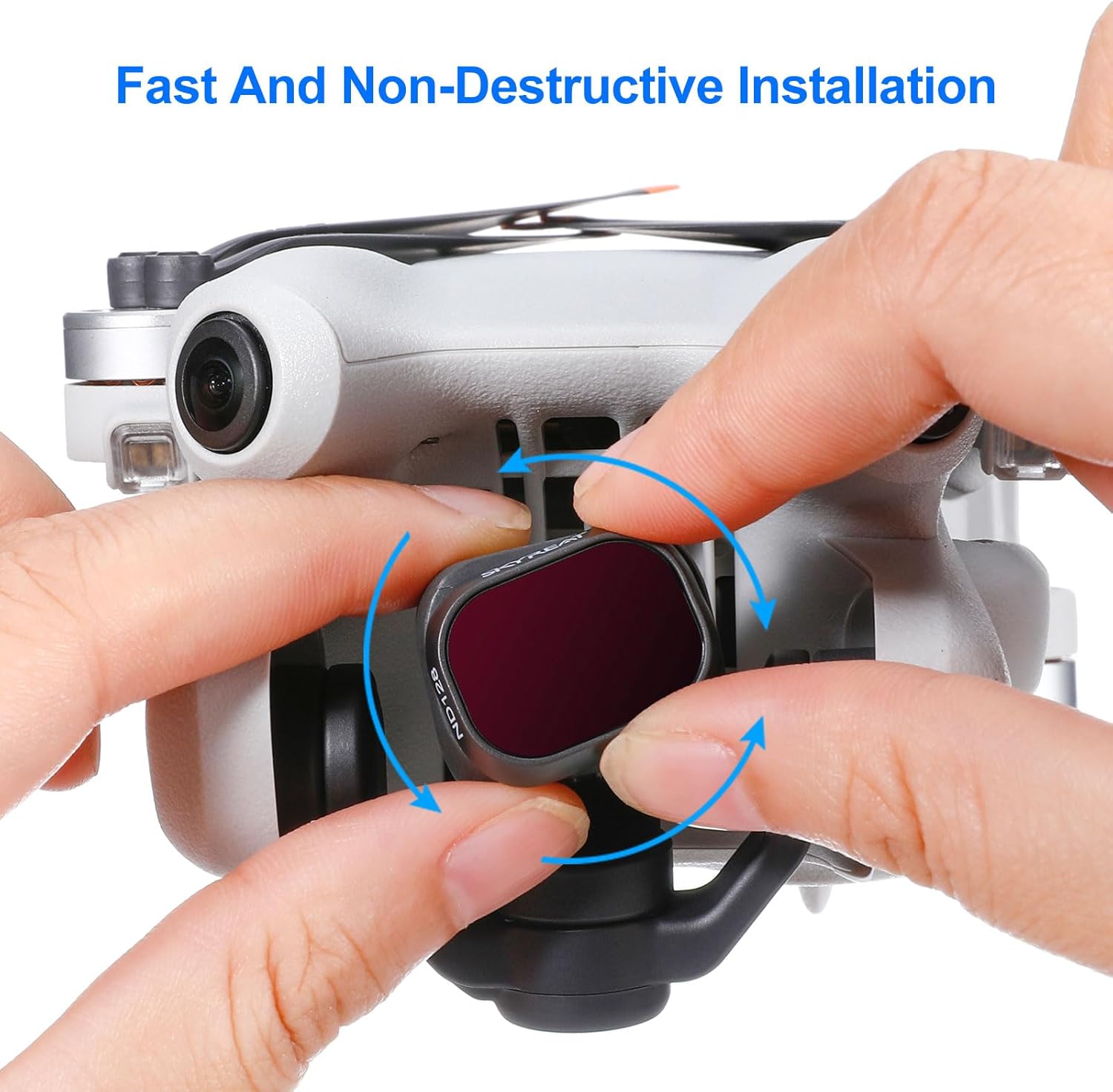 Filtro ND Mini 4 Pro, filtro polarizador multicapa, juego de filtros de lente de cámara para DJI Mini 4 Pro Dron, accesorios de 6 unidades
