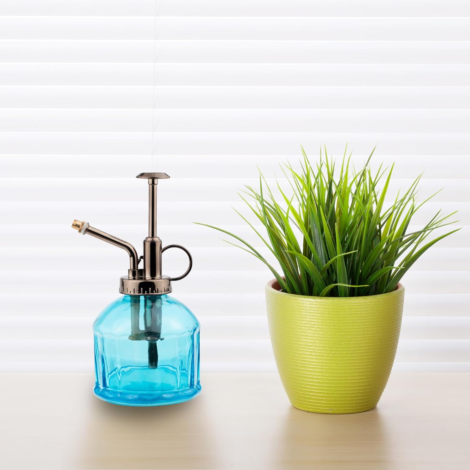 REFFU Plant Mister – Botella rociadora para plantas, rociador de plantas, botella de riego para suculentas con bomba superior para plantas de casa,