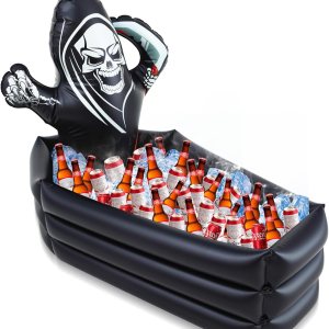 40 pulgadas Death to My 20s Suministros inflables para fiesta de Grim Reaper Ataúd, enfriadores de bufé para decoraciones de cumpleaños 30 40 pulgadas Death to My 20s Suministros inflables para fiesta de Grim Reaper Ataúd, enfriadores de bufé para decoraciones de cumpleaños 30