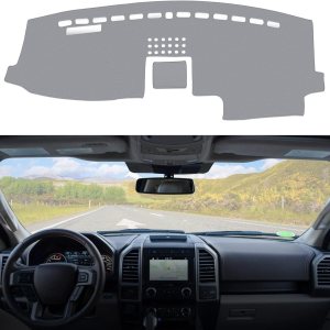 Tapete para cubierta de salpicadero compatible con F150 2015-2018 (con altavoz central) Tapete para cubierta de salpicadero compatible con F150 2015-2018 (con altavoz central)