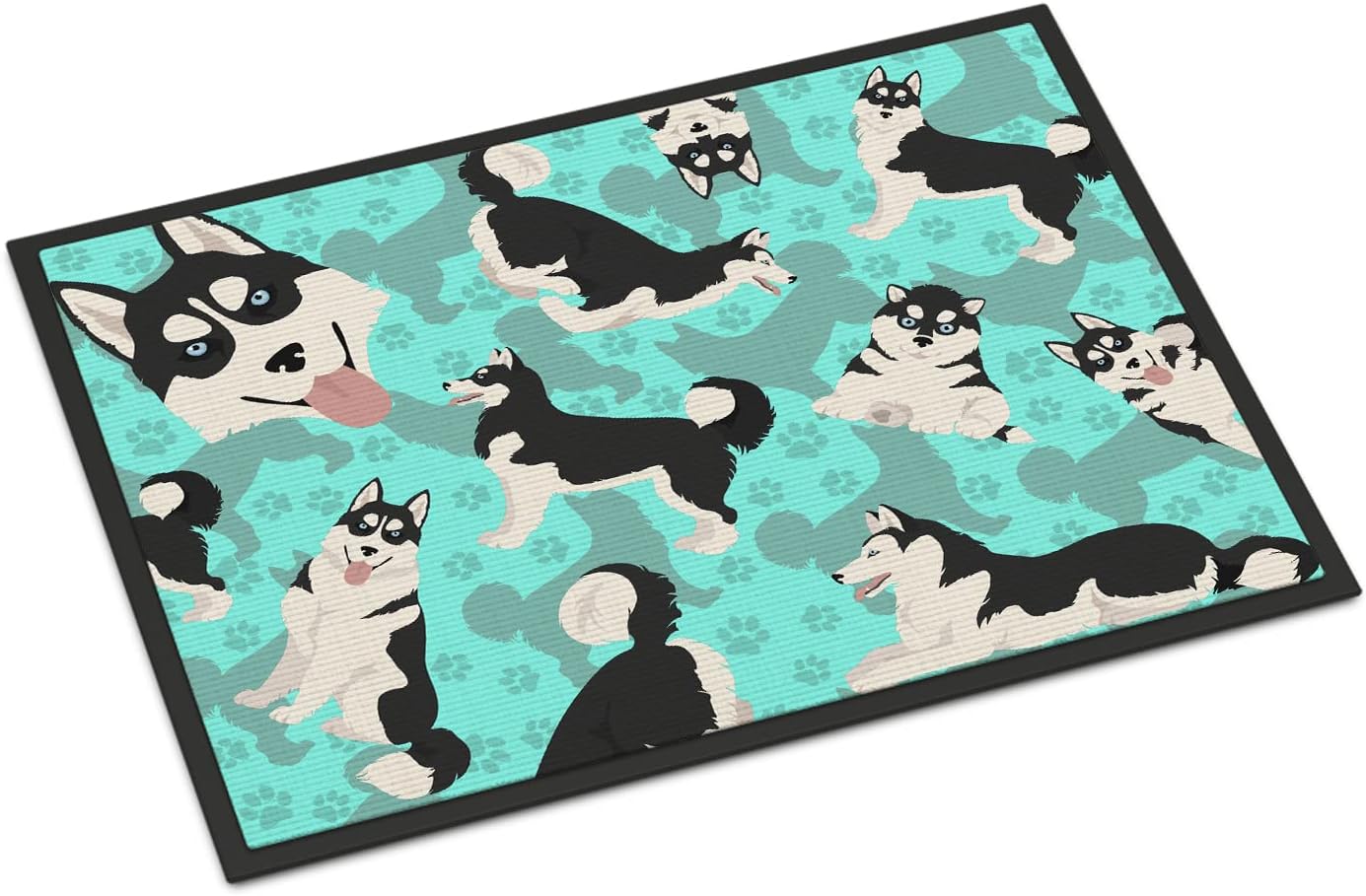 Caroline’s Treasures Tapete siberiano Husky para interiores o exteriores, 24 x 36 pulgadas