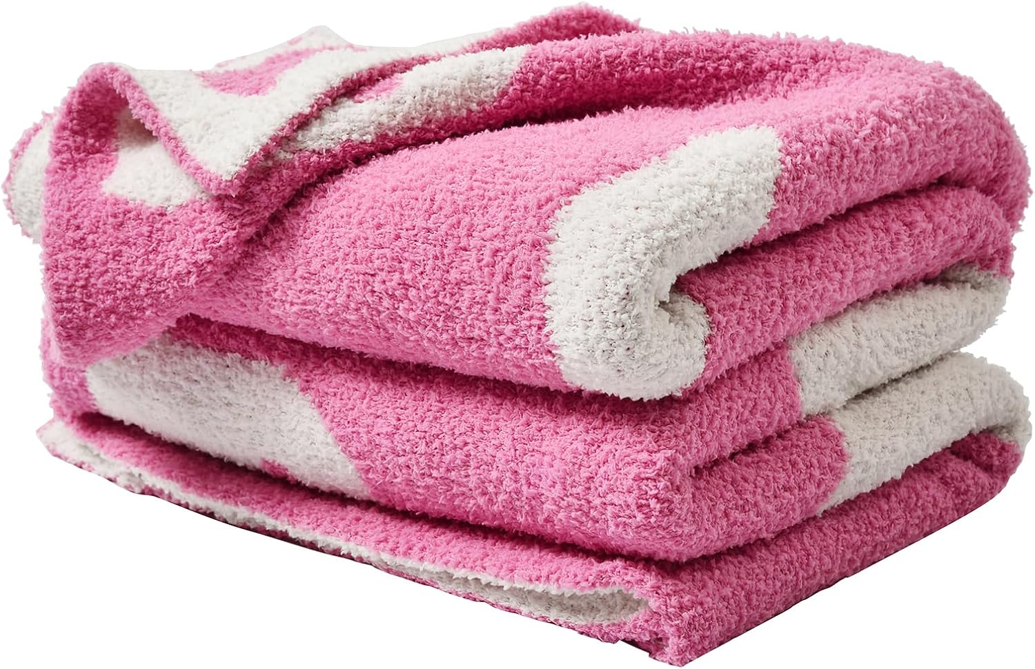 HCMAX Manta de fantasma rosa de Halloween 2023, manta reversible para niñas, mujeres y niños, súper suave, manta rosa con lindo fantasma para todas