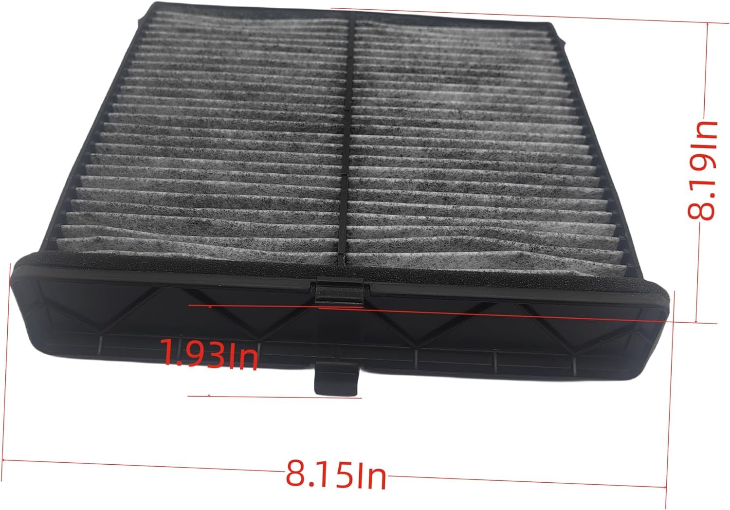 Paquete de 1 filtro de aire de cabina para Mazda 3 (2019-2023), CX-50 (2023), CX-30 (2019-2023), con carbono, repuesto para BDTS61J6X, MP111BDGF,