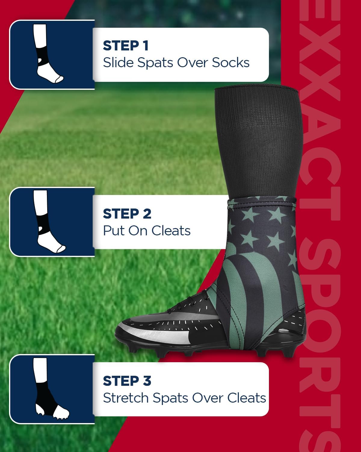 Exxact Sports Fundas para tacos de fútbol  Fundas de fútbol para tacos, fundas de tacos de fútbol, fundas de encaje para tacos, fundas de tacos para