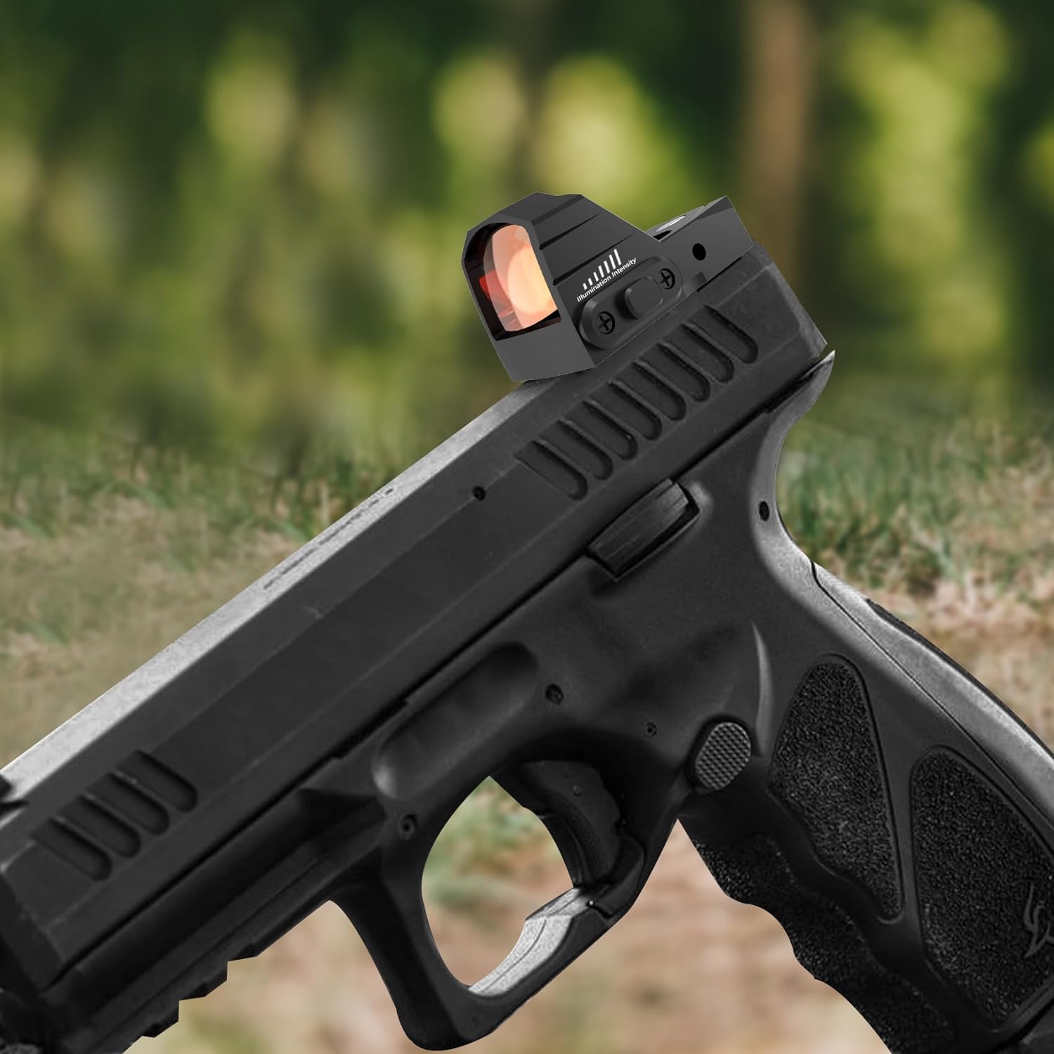 UUQ Mini Reflex RedGreen Dot Sight for Rifles, Pistols and Shotguns 2MOA,7 Brightness AdjustmentsSuitable for RMR or 20mm Picatinny Rail