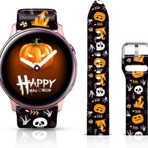 20mm Holidays Floral Silicone Bands Compatible for Samsung Galaxy Watch 4 40mm 44mmClassic 42mm 46mmWatch 3 41mm, Active 2 Watch BandsGear s2 for 20mm Holidays Floral Silicone Bands Compatible for Samsung Galaxy Watch 4 40mm 44mmClassic 42mm 46mmWatch 3 41mm, Active 2 Watch BandsGear s2 for