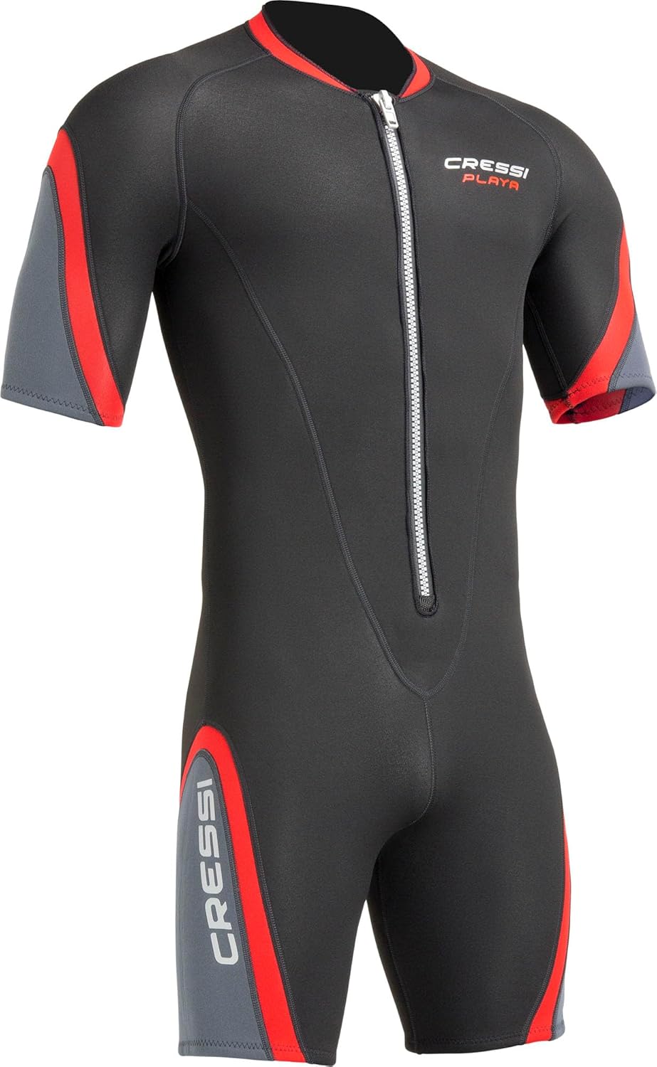Cressi Shorty – Traje de neopreno para hombre, para buceo, esnórquel, windsurf, 0.098 in, Playa Flex