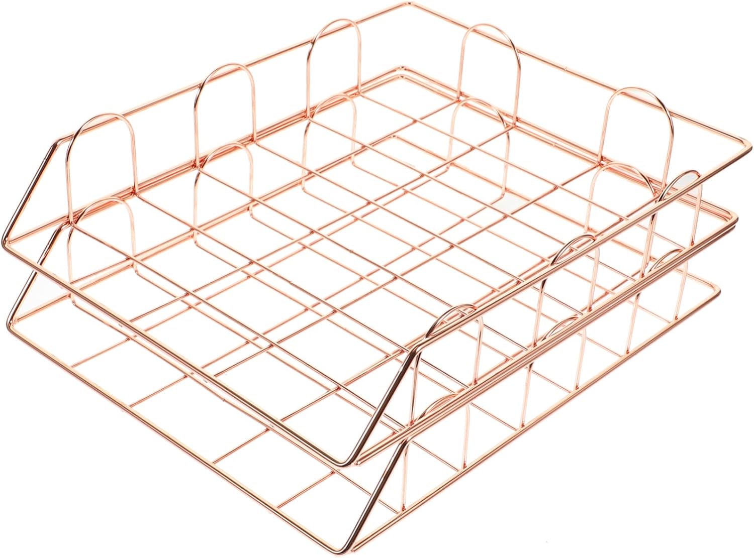 ABOOFAN 2 carpetas de escritorio de oficina, soporte para carpetas de archivos, cesta de archivos, soporte de carpeta de escritorio para escritorio,