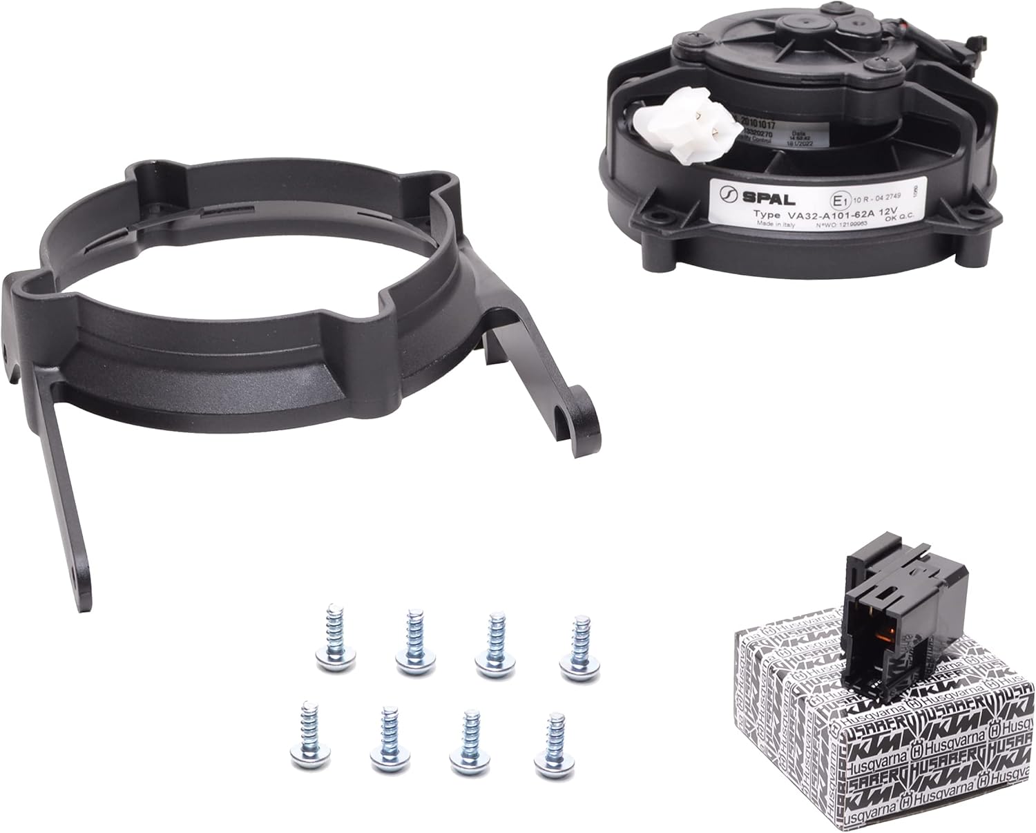 Ventilador de radiador EXC original SPAL de 2 tiempos para el modelo TPI KTM Husqvarna GASGAS de 2018 a 2023, kit completo, increíblemente fácil