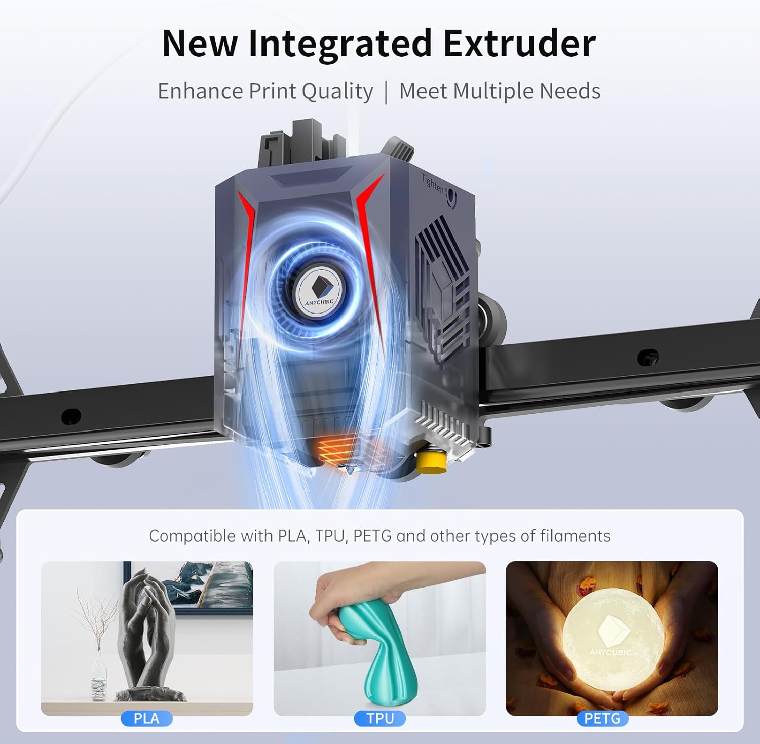 Anycubic Impresora 3D Kobra 2 Neo, velocidad de impresión mejorada de 9.843 ins más rápida con nuevos detalles de extrusora integrados aún mejores,