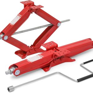 M-AUTO Juego de 2 gatos de tijera de 2.5 toneladas para remolque de viaje, extensión máxima de 23.5 pulgadas, gatos estabilizadores de remolque de M-AUTO Juego de 2 gatos de tijera de 2.5 toneladas para remolque de viaje, extensión máxima de 23.5 pulgadas, gatos estabilizadores de remolque de