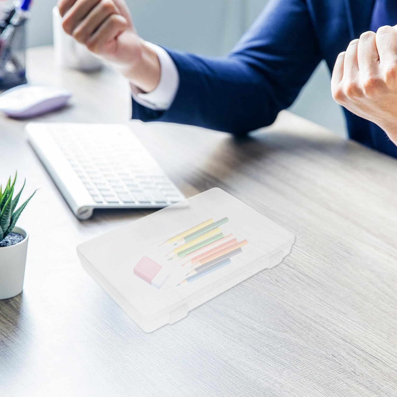 MAGICLULU Funda de plástico transparente para monedas, 2 unidades, protector de pantalla de billetes de dólar, estuche organizador para
