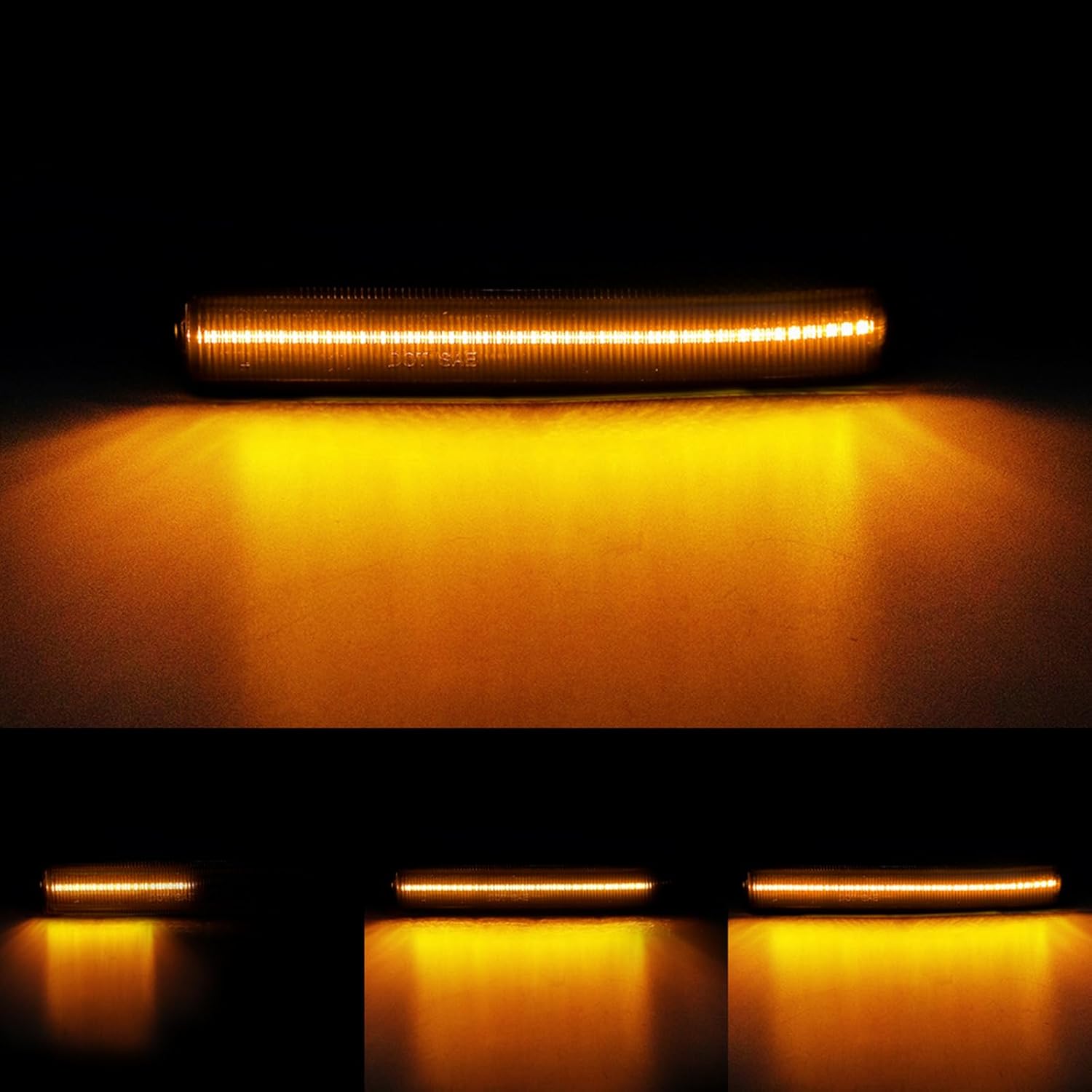 Luces intermitentes para espejo lateral, conjunto LED compatible con F150 2009-2014para Mark LT 2010-2014, lámpara intermitente de giro dinámico