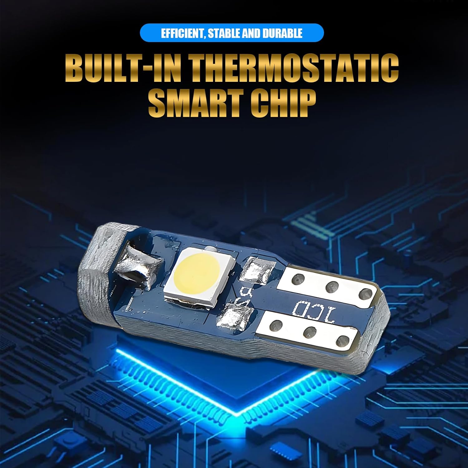 Yumfugu Paquete de 20 luces LED T5 para tablero de automóvil, 3030-3SMD reemplazo de bombilla con enchufe de bloqueo giratorio, bombilla LED para