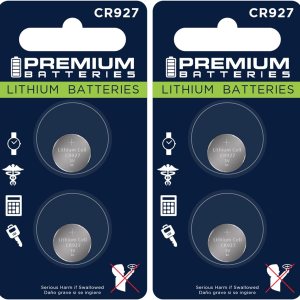 Pila de moneda de litio CR927 de 3 V, baterías de alta capacidad de ingeniería japonesa (paquete de 4) Pila de moneda de litio CR927 de 3 V, baterías de alta capacidad de ingeniería japonesa (paquete de 4)