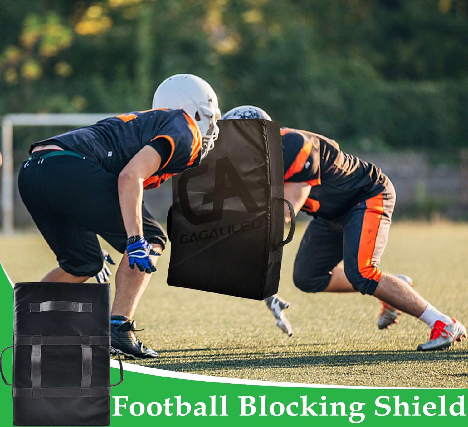 Gagalileo Almohadilla de bloqueo, maximiza tu entrenamiento multideporte bloqueo pad  cuero sintético duradero, núcleo de espuma de alta densidad,