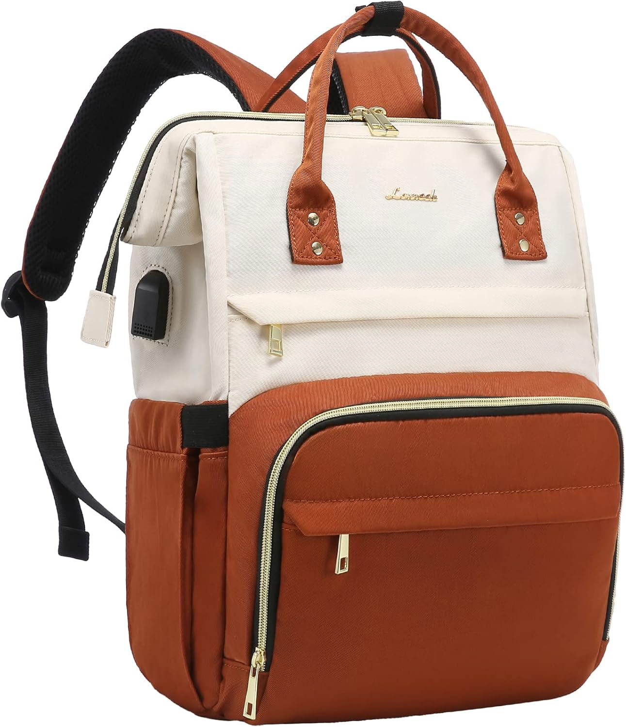 LOVEVOOK Mochila para computadora portátil para mujer, mochilas elegantes de negocios de 17 pulgadas, bolsas de médico para enfermera, mochila