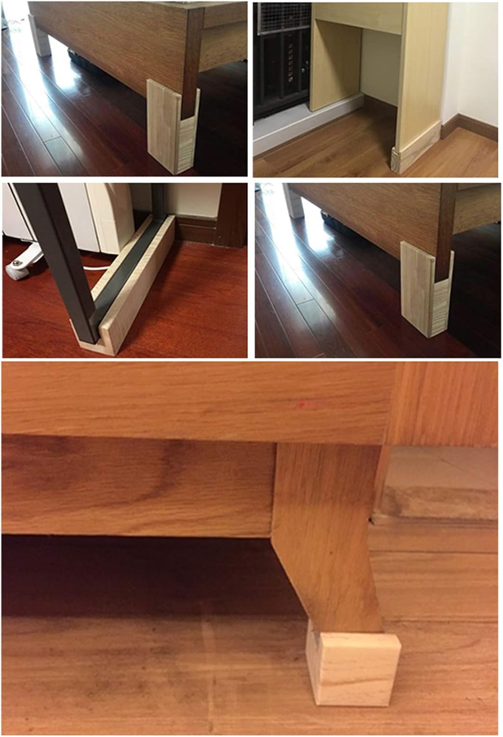 Patas cóncavas de madera maciza para muebles, patas de armario de TV de cocina, patas de sofá, 23 tamaños, patas de apoyo para tocador, armario,