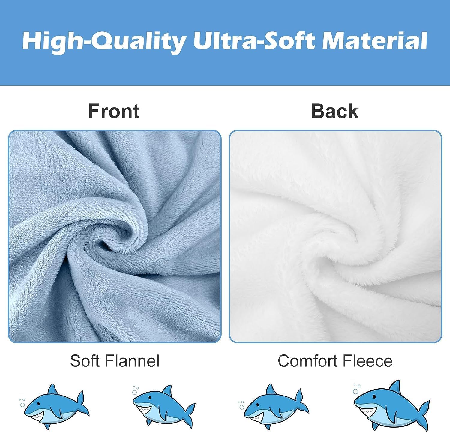 Mantas de tiburones, mameluco de tiburones, mantas de tiburones para adultos, mantas de tiburones súper suaves y acogedoras con capucha de franela,