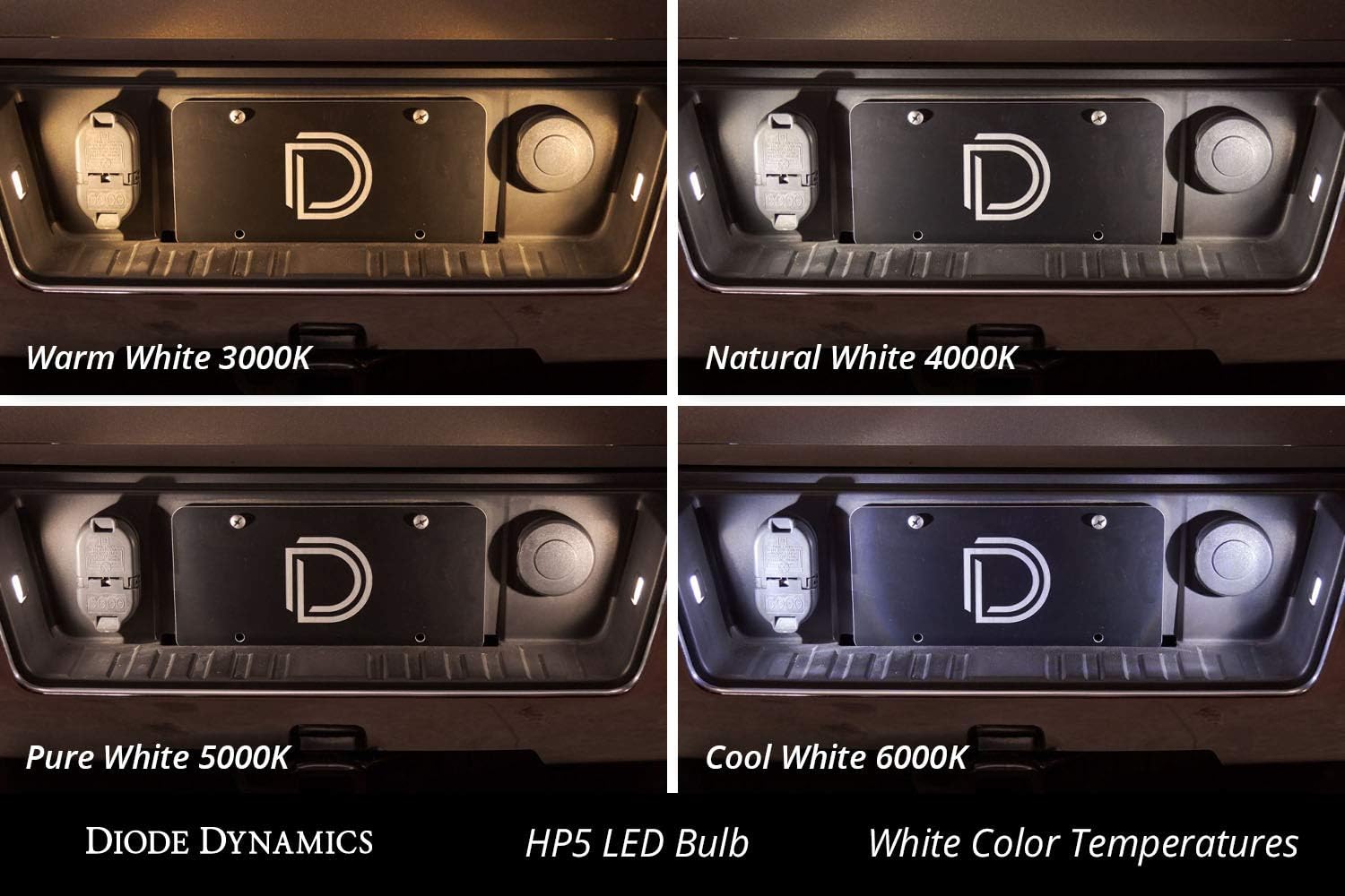 Diode Dynamics Placa LED compatible con Ford Shelby GT500 2007-2009 (uno), 194 SMD2 Cool White (6000K)