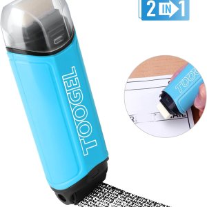 Sello de rodillo de protección contra robo de identidad sello de rodillo confidencial 2 en 1, antirrobo, sello de privacidad y seguridad, bloquea la Sello de rodillo de protección contra robo de identidad sello de rodillo confidencial 2 en 1, antirrobo, sello de privacidad y seguridad, bloquea la