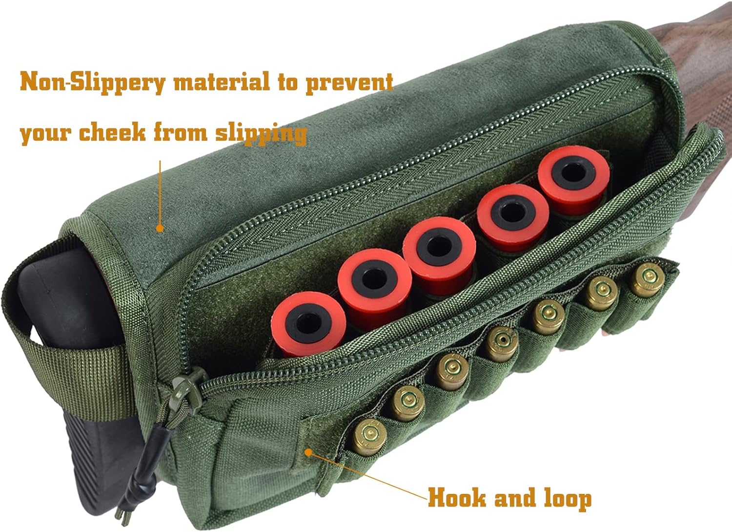 Soporte para mejillas Buttstock diseñado para escopeta y carcasa de rifle