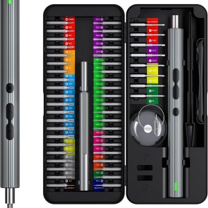 UF-TOOLS – Juego de destornilladores eléctricos 58 en 1, kit de destornilladores inalámbricos recargables, kit de herramientas de reparación de UF-TOOLS – Juego de destornilladores eléctricos 58 en 1, kit de destornilladores inalámbricos recargables, kit de herramientas de reparación de