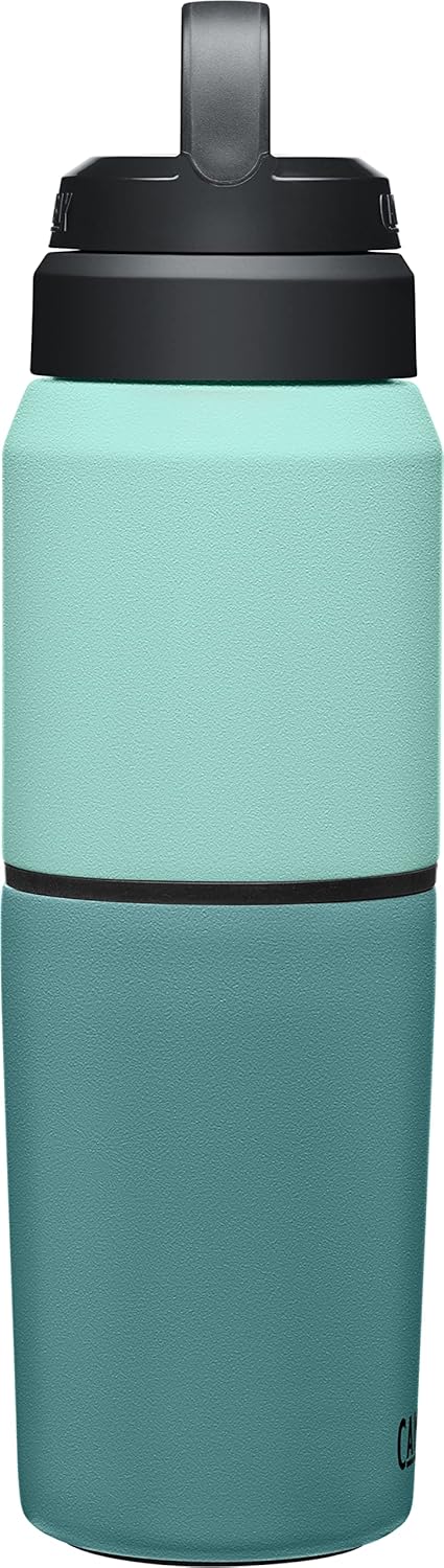 CamelBak Botella de agua y taza de viaje MultiBev – Acero inoxidable aislado