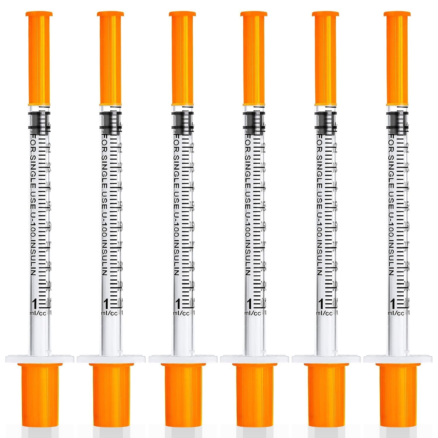 U-100 10.1 fl oz 30ga Jeringa desechable y 30G x 0.315 in (516″), suministros de dispensación de laboratorio, paquete de 20