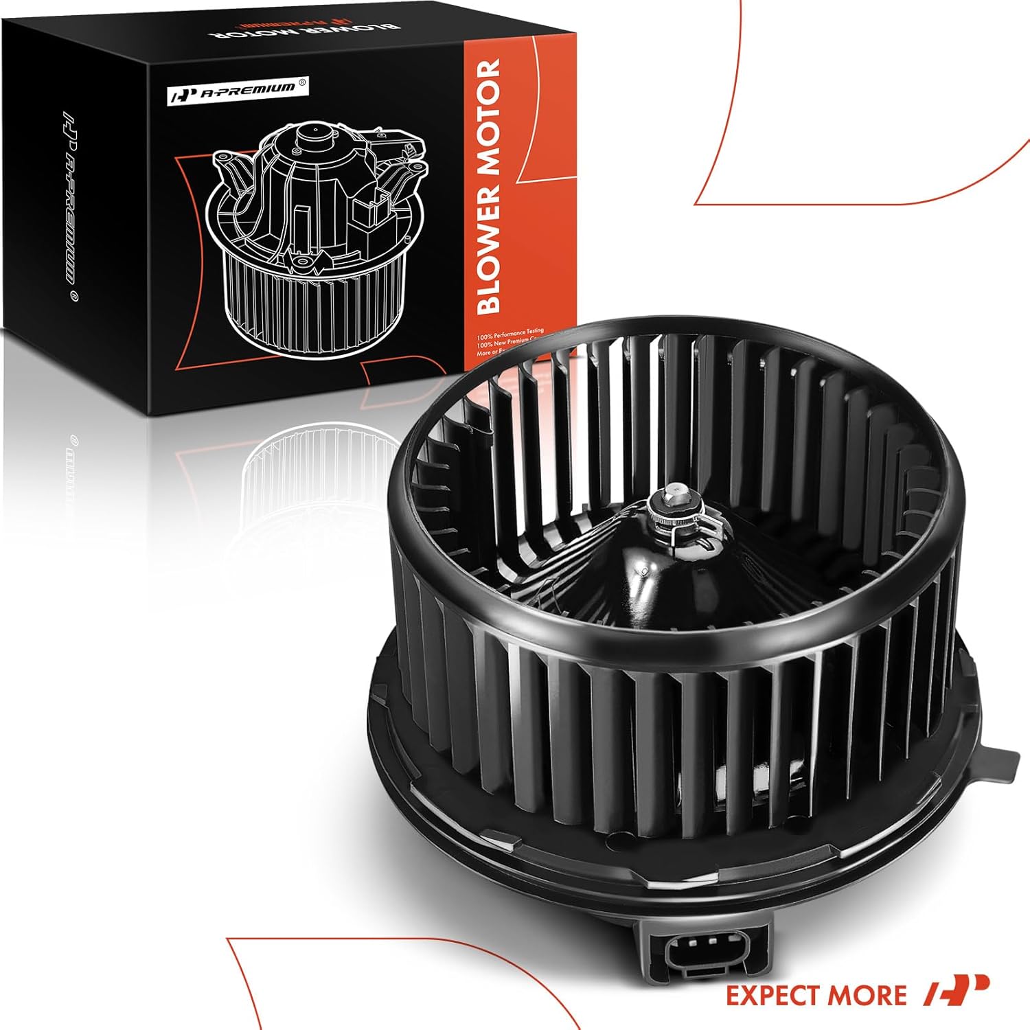 A-Premium Motor de ventilador de calefactor HVAC AC con jaula de ventilador de repuesto para vehículos Chevy, GMC, Cadillac – Silverado 1500, Sierra