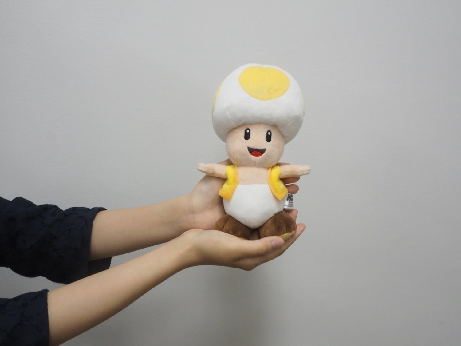 Sanei Super Mario All Star Collection AC32 – Peluche de sapo amarillo de 8 pulgadas