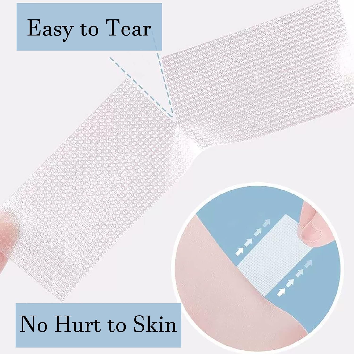 2 rollos de cinta de protección para pies, almohadillas adhesivas para el cuidado de los pies, cinta invisible de tacón alto, cojín de talón para el