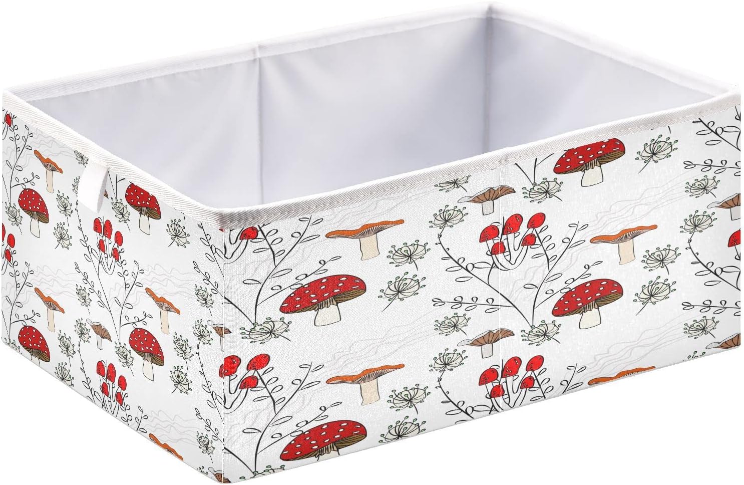 Burbuja Cubos de almacenamiento de hongos de tela, cesta organizadora de armario plegable con asa, cubo de 11 x 11 x 11 pulgadas