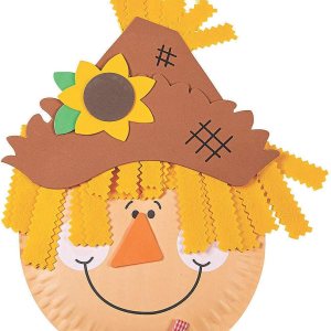 Kit de manualidades de espantapájaros con placa de papel, hace 12 manualidades de otoño para niños y actividades divertidas en el hogar Kit de manualidades de espantapájaros con placa de papel, hace 12 manualidades de otoño para niños y actividades divertidas en el hogar