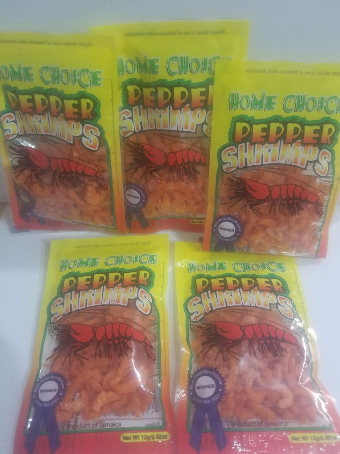 Shimps con pimienta jamaicana – Cuñas picadas secas -0.42 oz-5pks