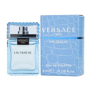 Versace Eau Fraiche de Versace Edt Splash (Mini) para hombre, 5 ml Versace Eau Fraiche de Versace Edt Splash (Mini) para hombre, 5 ml