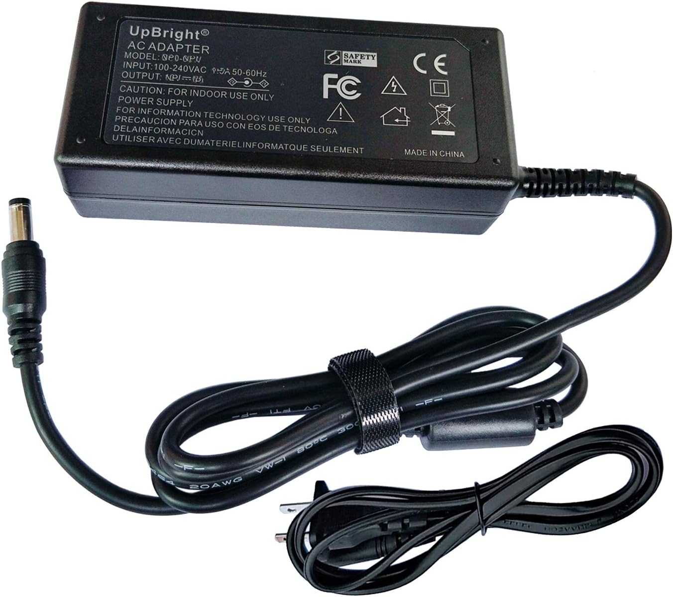 UpBright Nuevo adaptador de 24 V ACDC compatible con Levoit Vital 200S LAP-V201S-WUS Smart True HEPA purificador de aire LAPV201SWUS 24VDC 2.5A