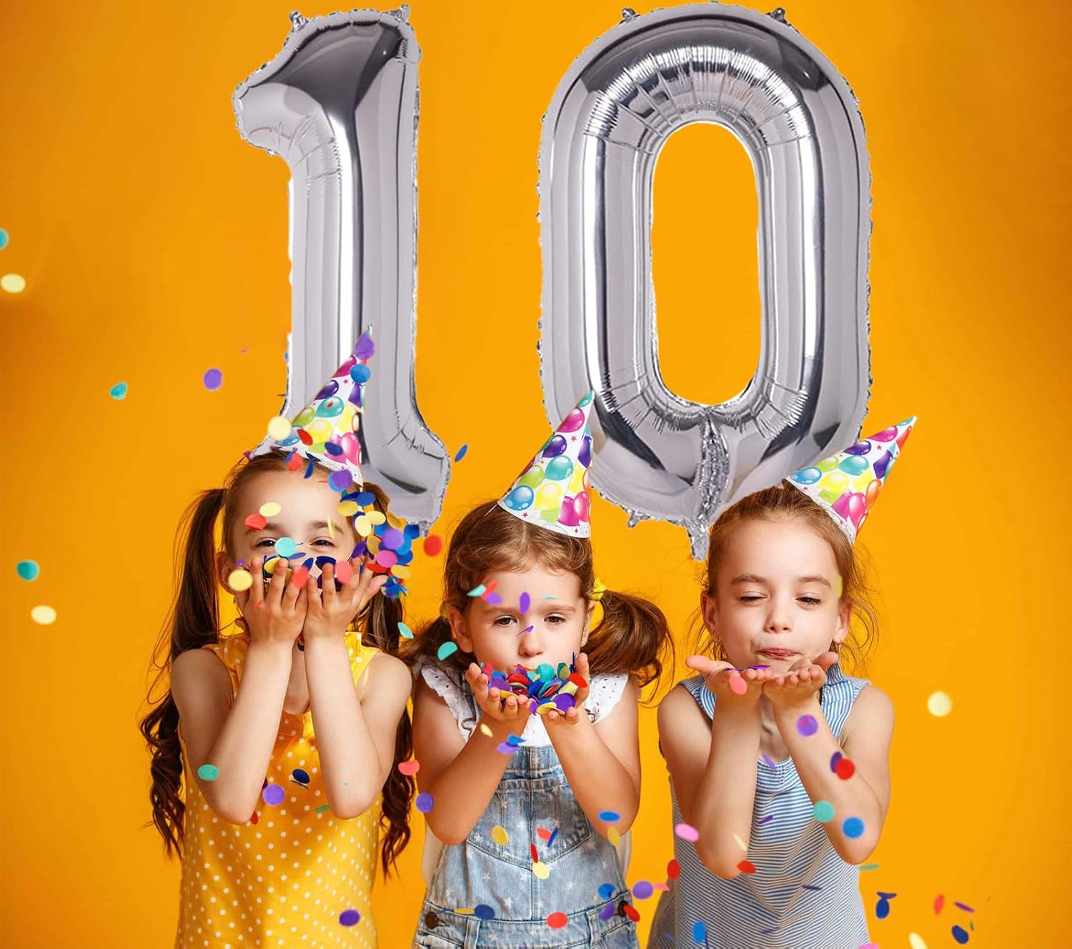 Globos plateados de 40 pulgadas con el número 10, globos gigantes de helio número 10 de aluminio para fiestas de cumpleaños de 10 años,