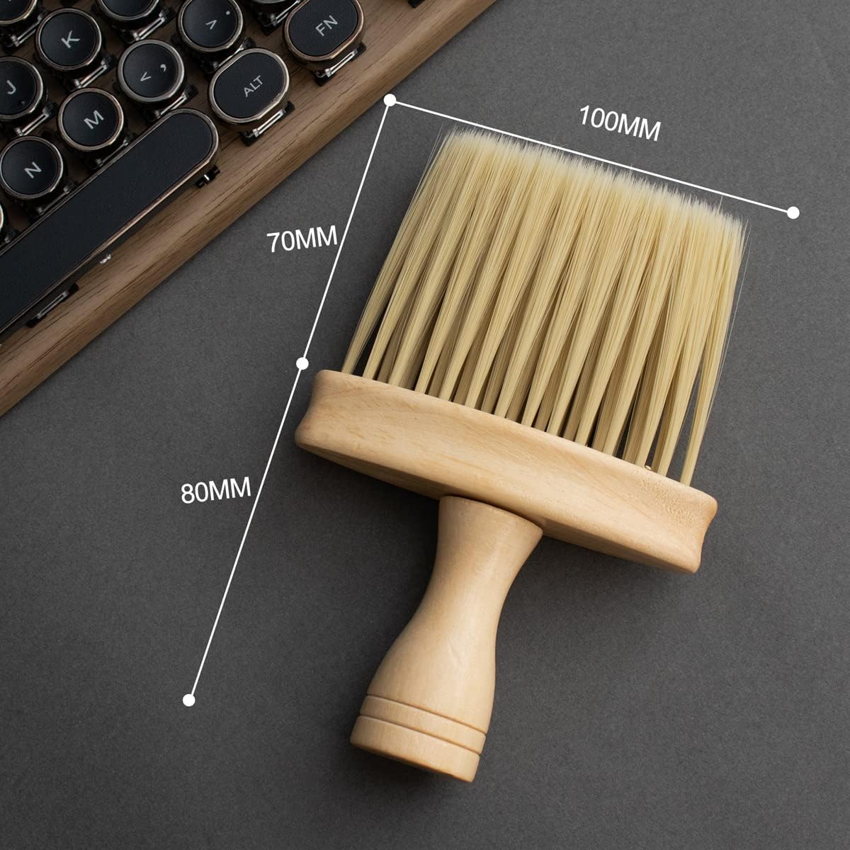Cepillo de limpieza de teclado de madera antiestático PC portátil limpiador de teclado pista estrecho espacio herramienta de limpieza