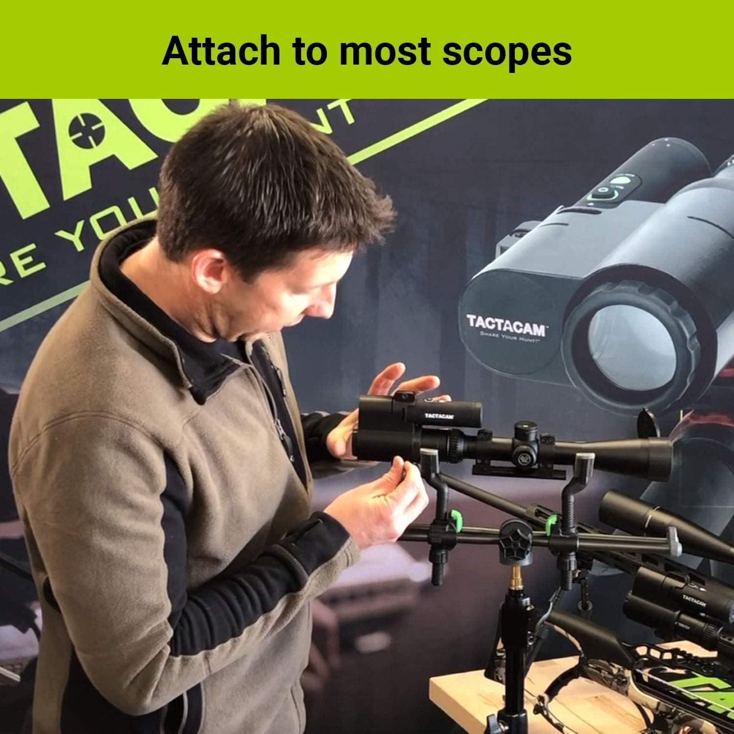 TACTACAM Cámara de acción Solo Xtreme, Ultra HD, 1080 60 FPS para caza, pesca, acción, aventura incluye FTS (película a través de tu alcance)
