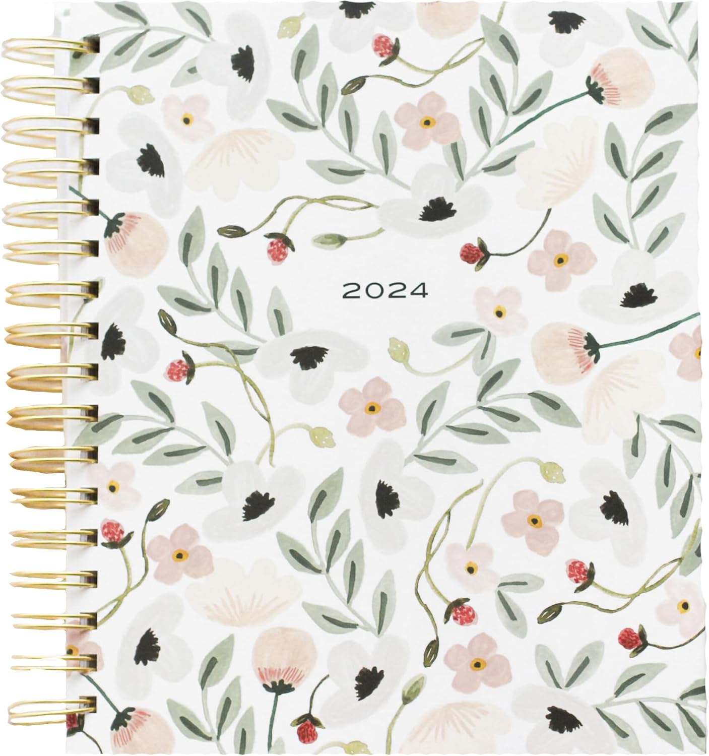 Agenda cristiana semanal diaria 2024 (floral)