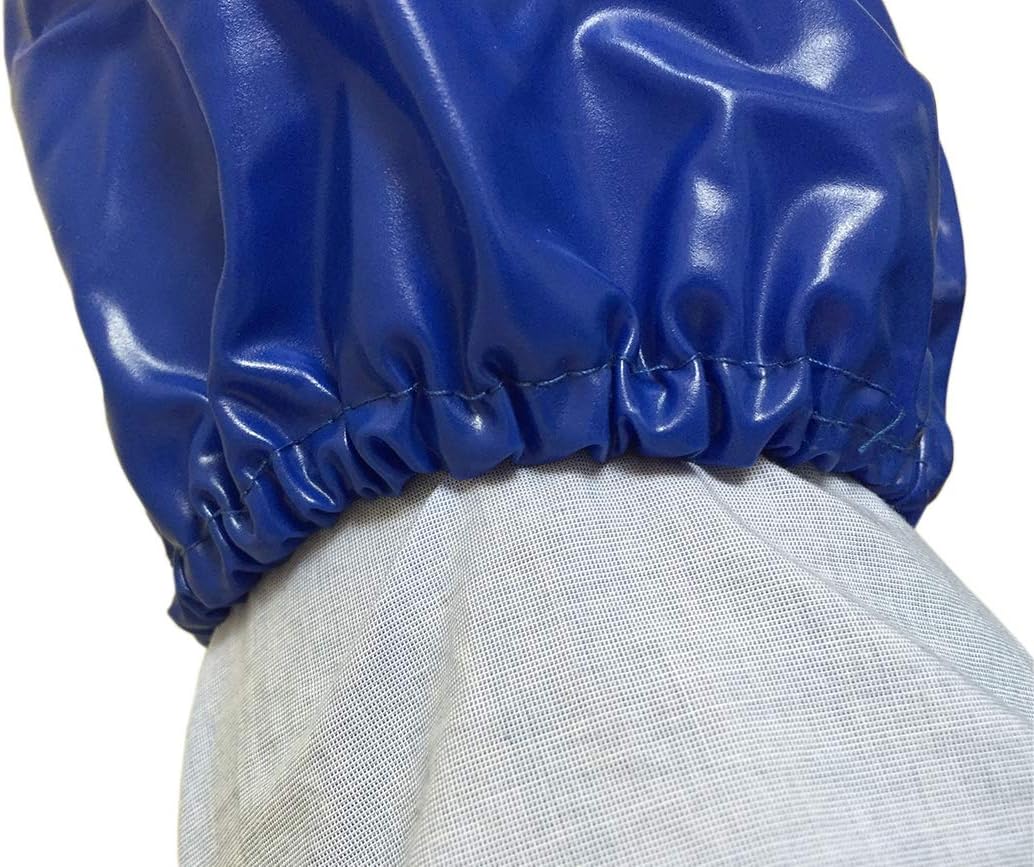 Aiboco Guantes de trabajo de PVC extralargos resistentes a los químicos, de 28 pulgadas, forro de algodón suave y cálido, impermeable, a prueba de